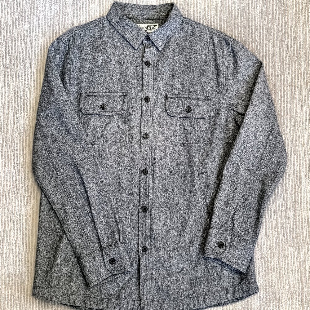 Grayers Outdoor Garments - Button Down Shirt Jacket in Heather Gray